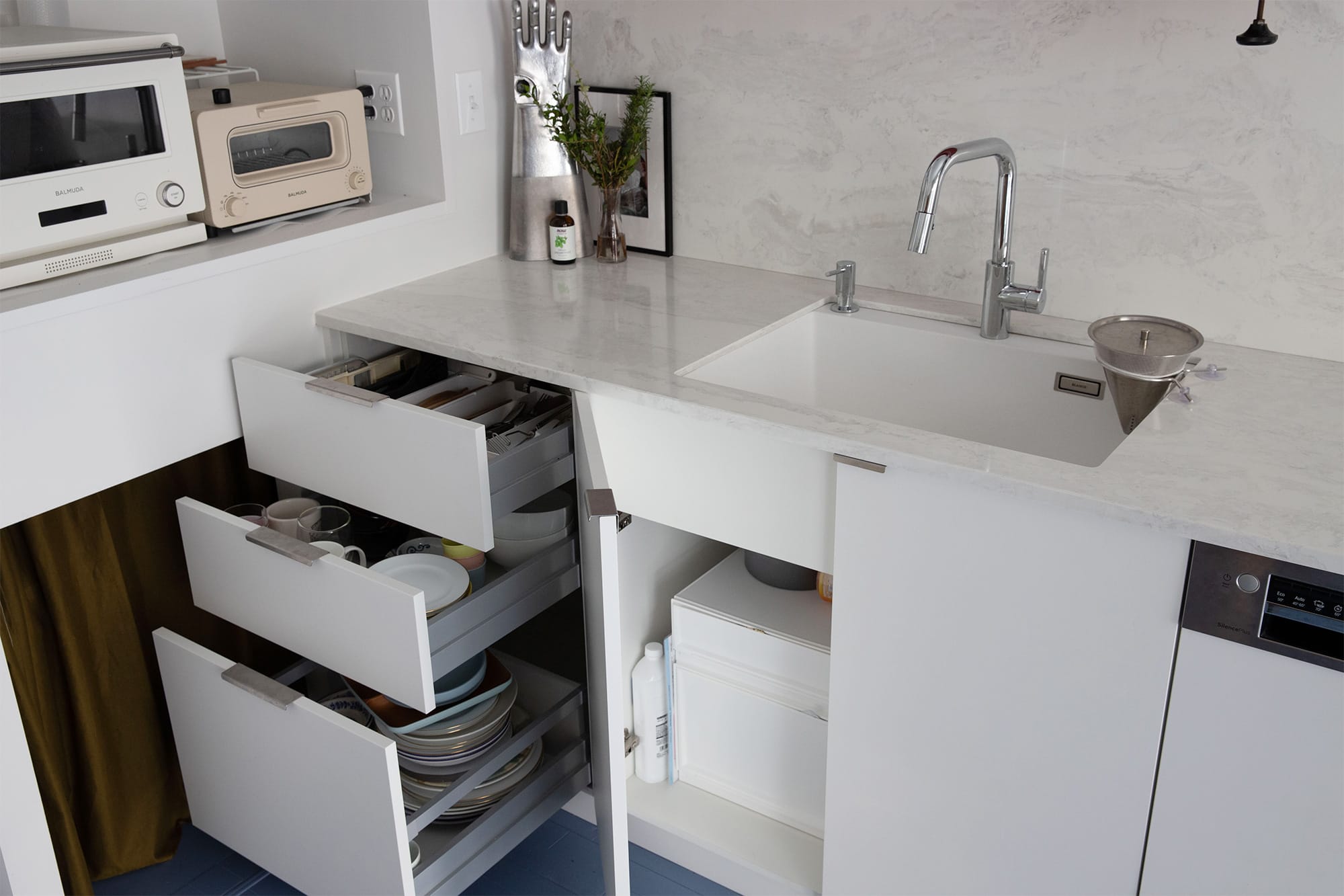 ユニキッチンシステム オーダー引き出し4段 W200～900 | KB-KC034-12