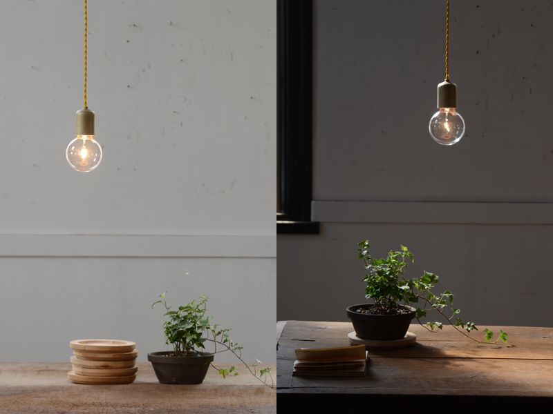 ソケットランプ METAL 真鍮 | LT-PD006-05-G035 | ペンダント