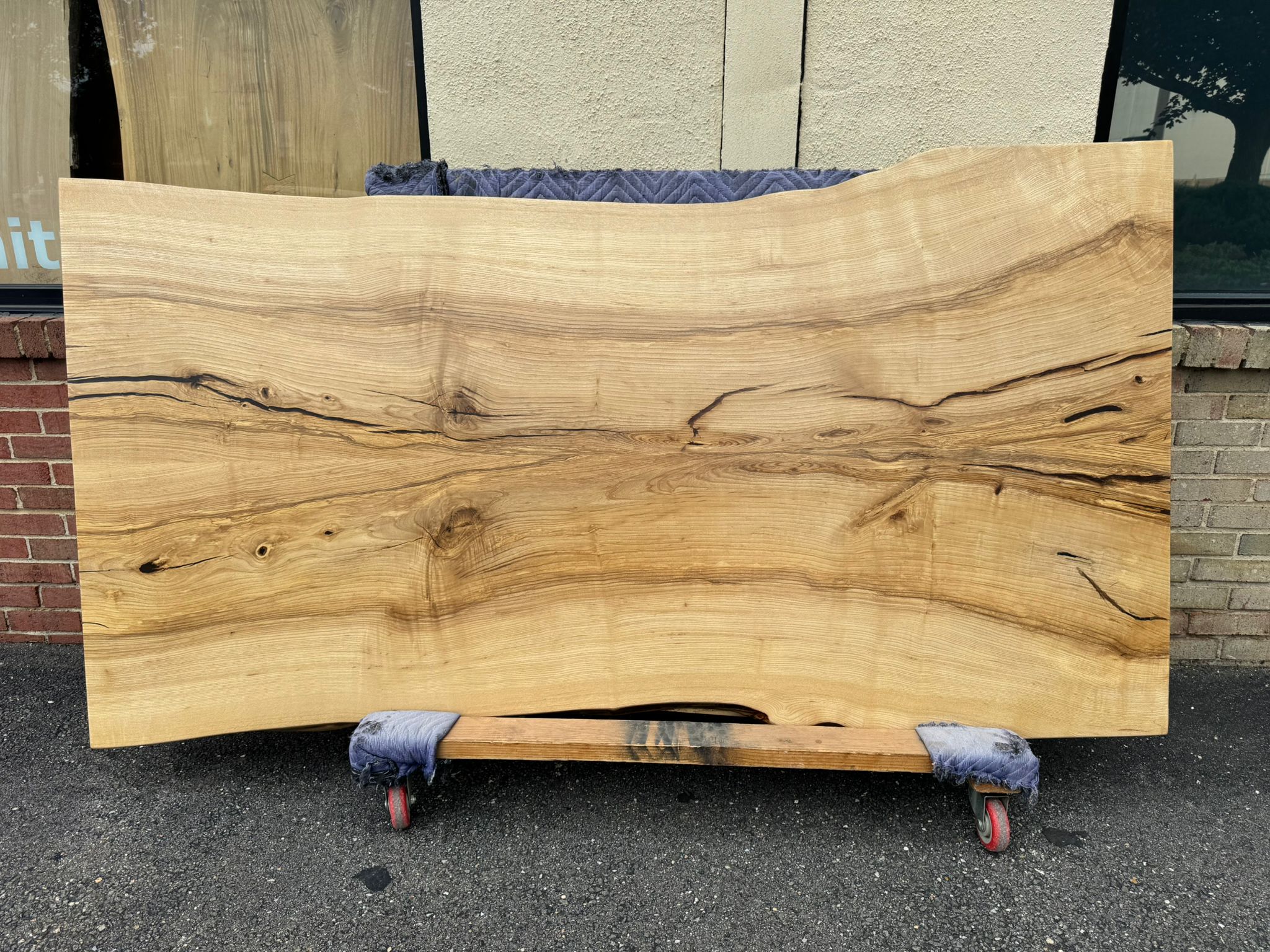 Live Edge Ash Wood Table Top – Handcrafted Natural Elegance for