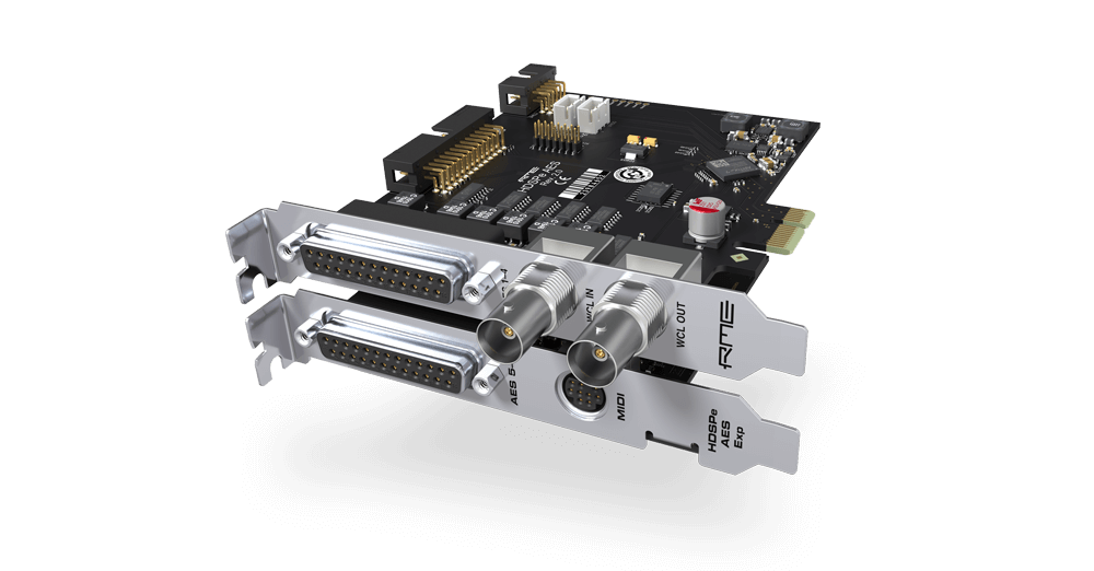 32-Channel AES/EBU PCI Express Card Audio Interface - rme-usa.com