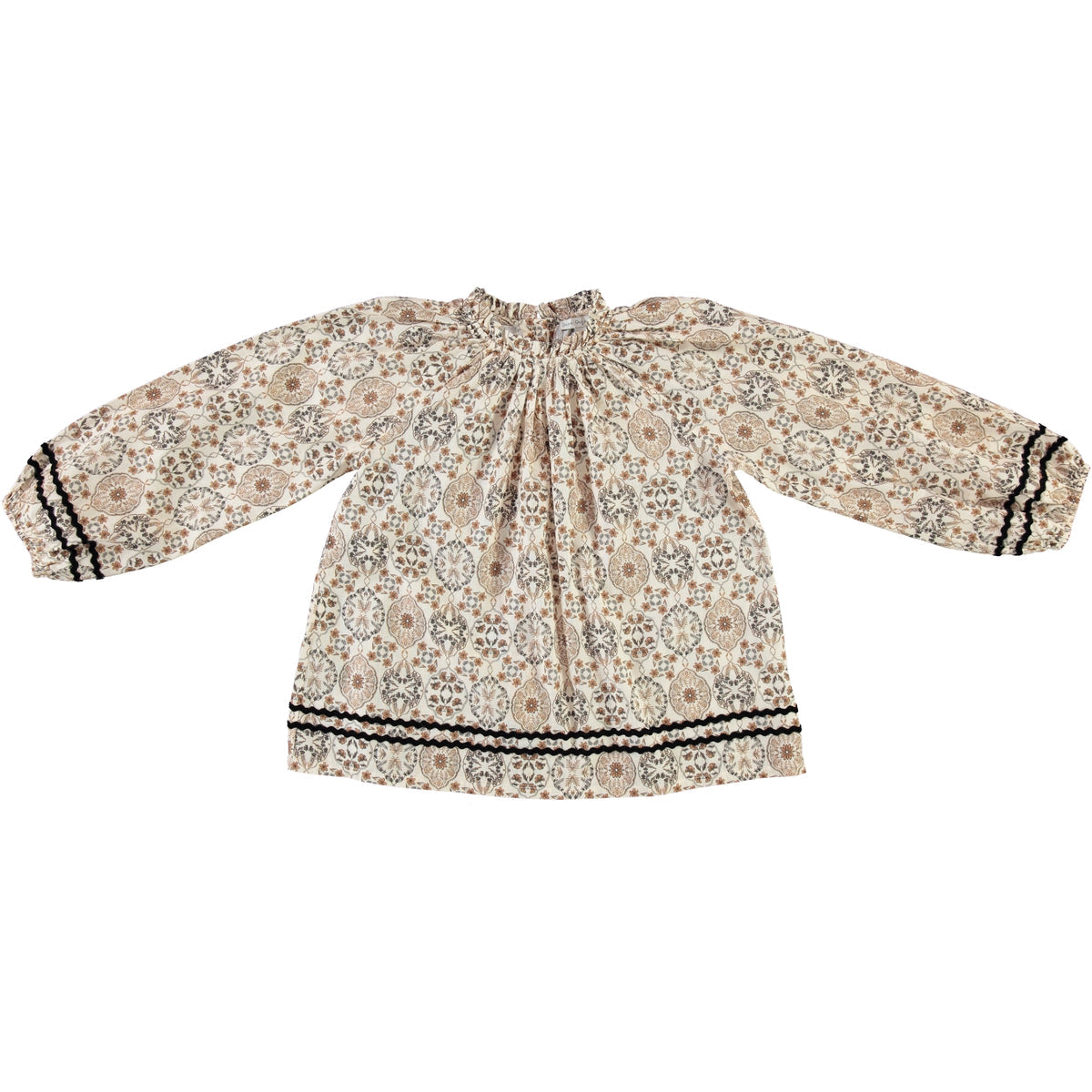 Bebe Organic Gabriella Blouse - Vintage Floral - 6Y Last One