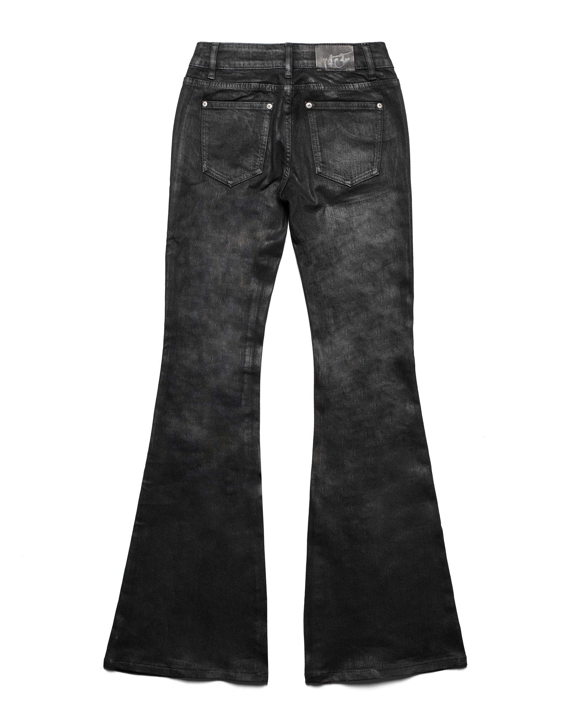 Black Waxed Spike Denim – Racer Worldwide