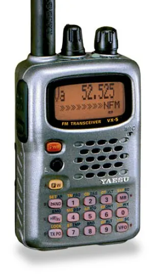Yaesu VX-5R Specs and Prices | RadioMasterList.com | The Radio