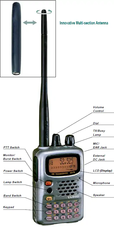 Yaesu VX-5R Specs and Prices | RadioMasterList.com | The Radio