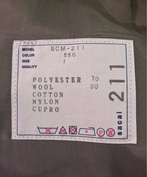 sacai（サカイ）スラックス グレー サイズ:1(S位) メンズ