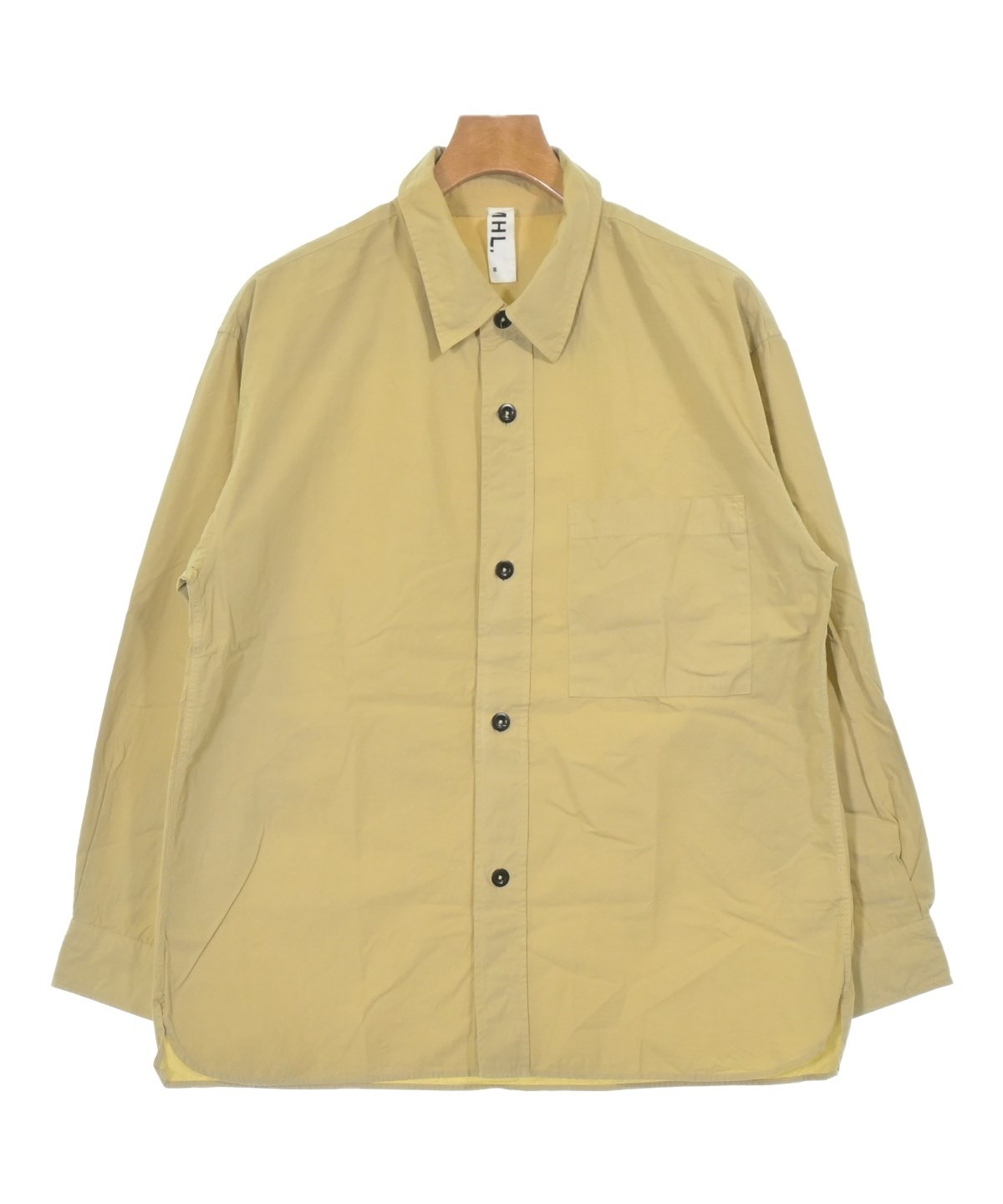 MHL.（エムエイチエル）カジュアルシャツ ベージュ サイズ:M メンズ