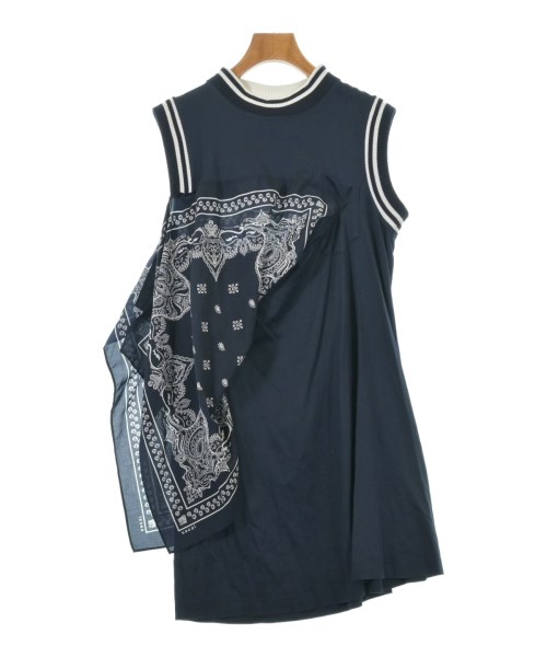 sacai（サカイ）ワンピース 紺 サイズ:2(M位) レディース