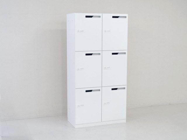 中古｜コクヨ｜エディア｜6人用パーソナルメールロッカー（ダイヤル錠