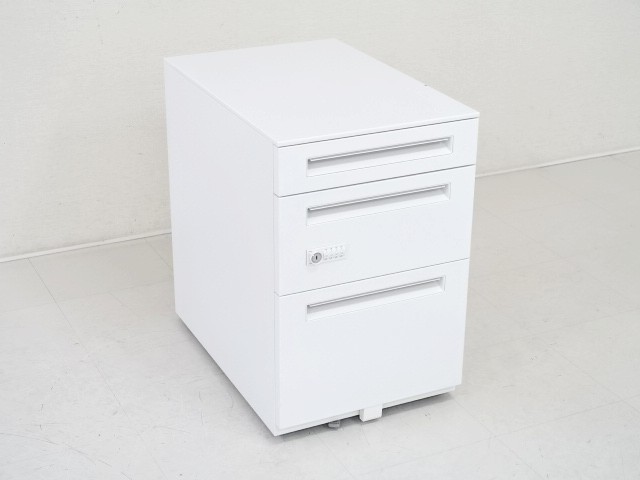 中古｜内田洋行｜スカエナ｜3段ワゴン・インサイドワゴン・デスク下