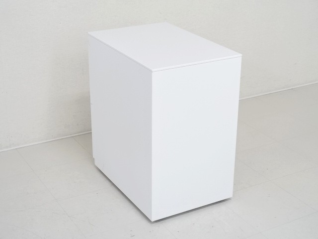 中古｜内田洋行｜スカエナ｜3段ワゴン（固定方式ダイヤル錠タイプ