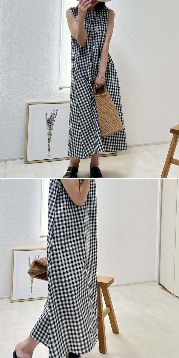 楽天市場】【特価】ワンピース ギンガムチェックワンピース チェック