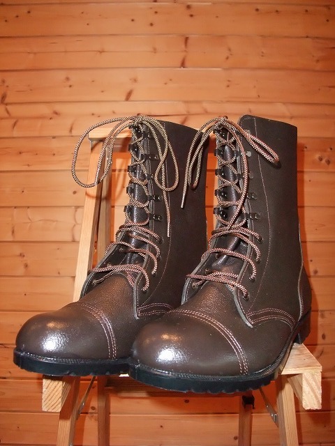 戦闘靴皮茶（新型半長靴） ミリタリーグッズ、自衛隊グッズ、迷彩服の