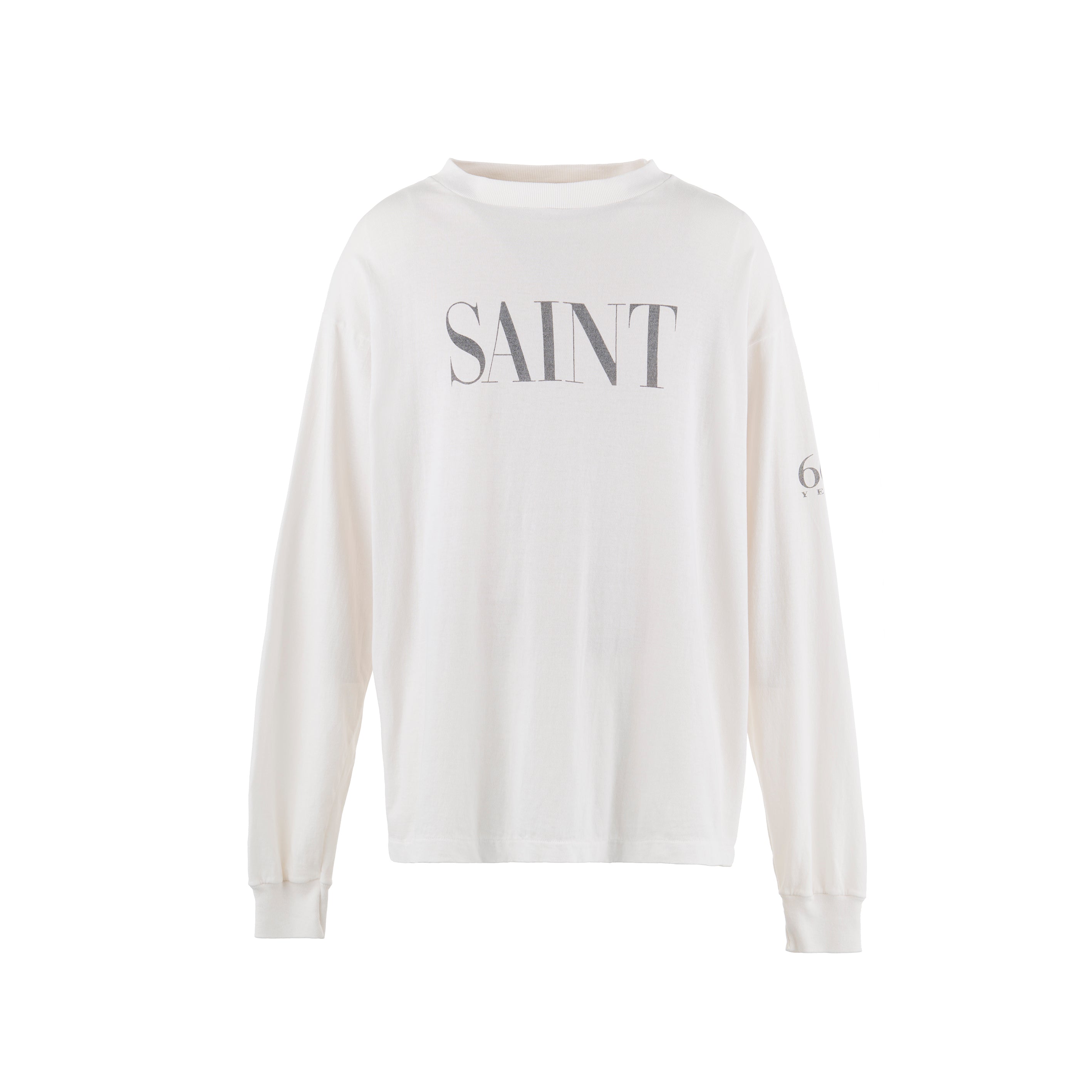 SAINT Mxxxxxx]LS TEE/SAINT/WHITE(SM-HR8-0000-035) – R&Co.