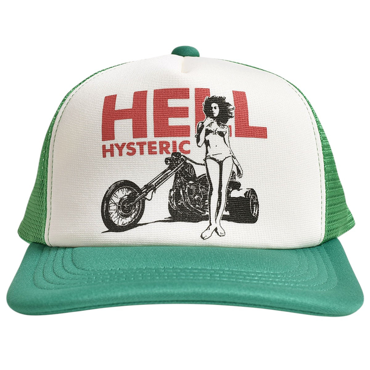 HYSTERIC GLAMOUR]HELL HYSTERIC メッシュキャップ/GREEN(02251QH03