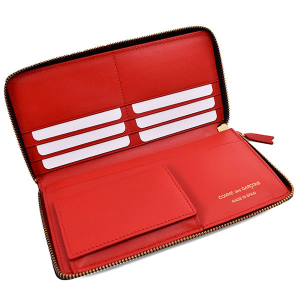 二つ折りZIP長財布/赤(8Z-T011-051) – R&Co.