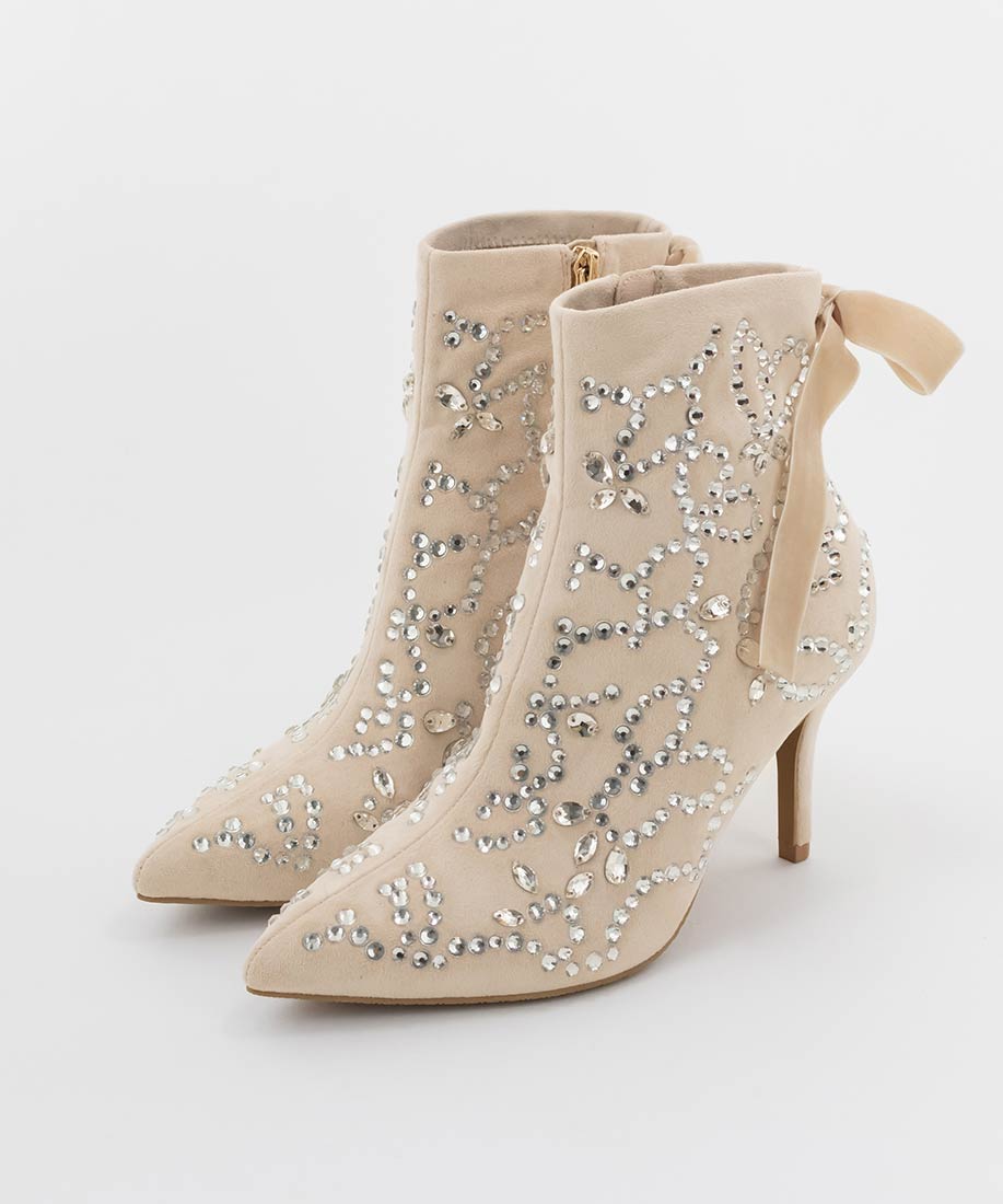 SALE】ビジュー×リボン 2WAYショートブーツRANDA公式サイト