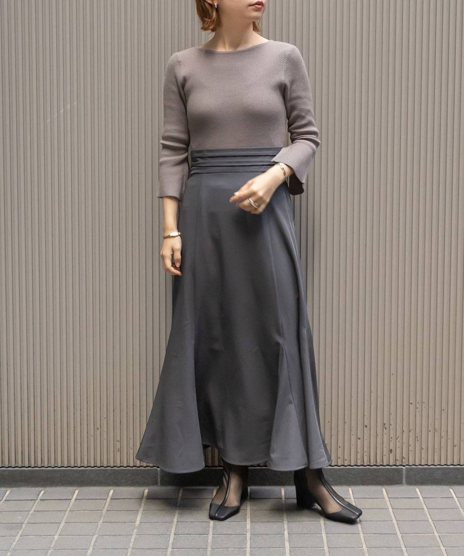 SALE】ニットドッキングワンピースRANDA公式サイト