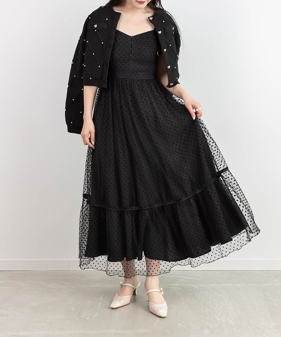 HEART COLLECTION】ハートチュールロングワンピースRANDA公式サイト