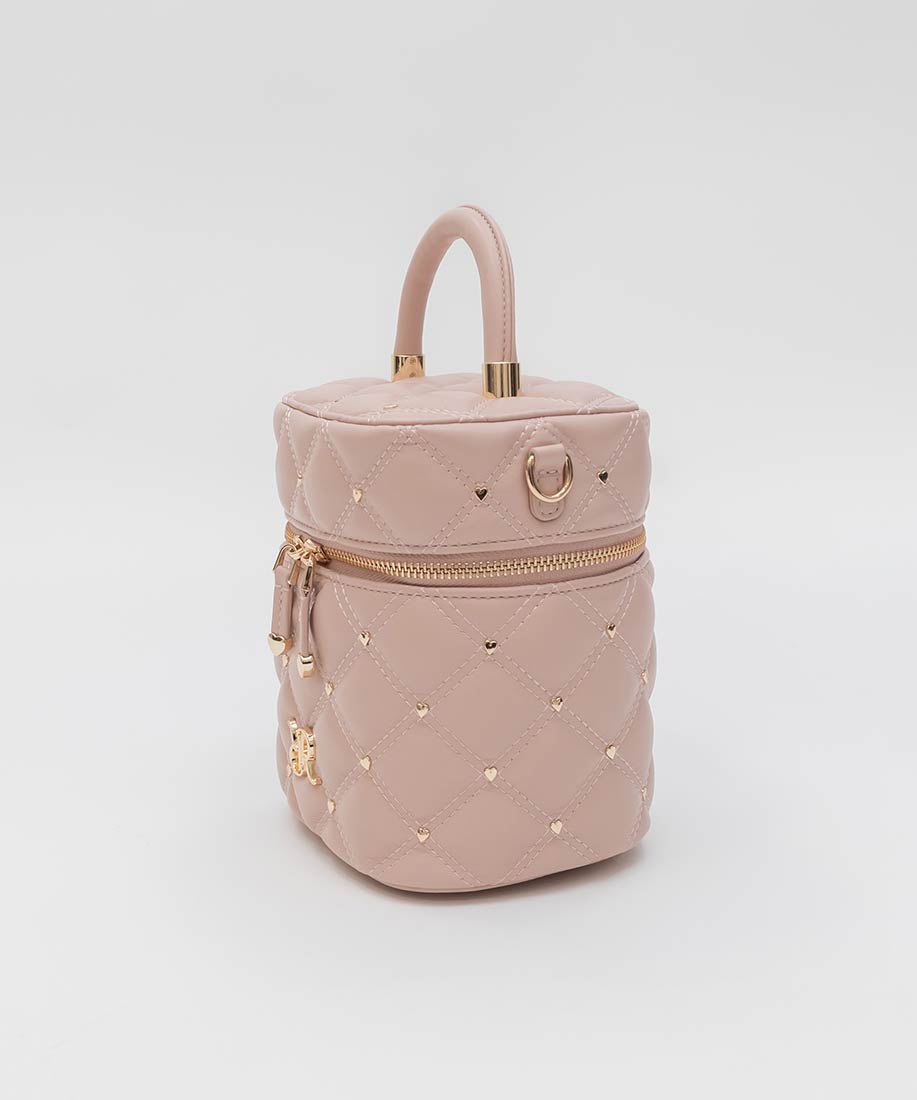 SALE】【HEART COLLECTION】ハートスタッズ2WAYキルティングバニティ