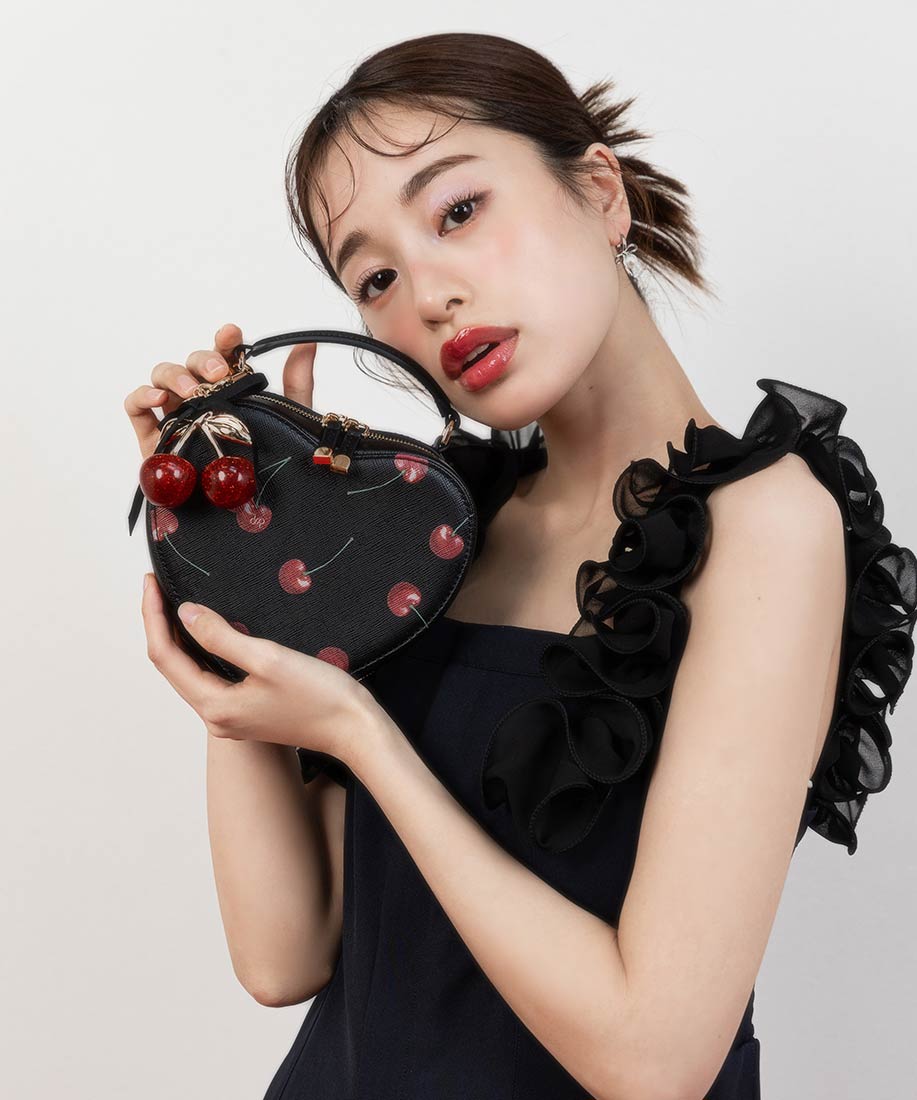 2WAYチェリープリントハートバックRANDA公式サイト