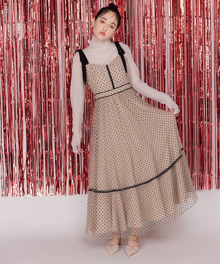 HEART COLLECTION】ハートチュールロングワンピースRANDA公式サイト