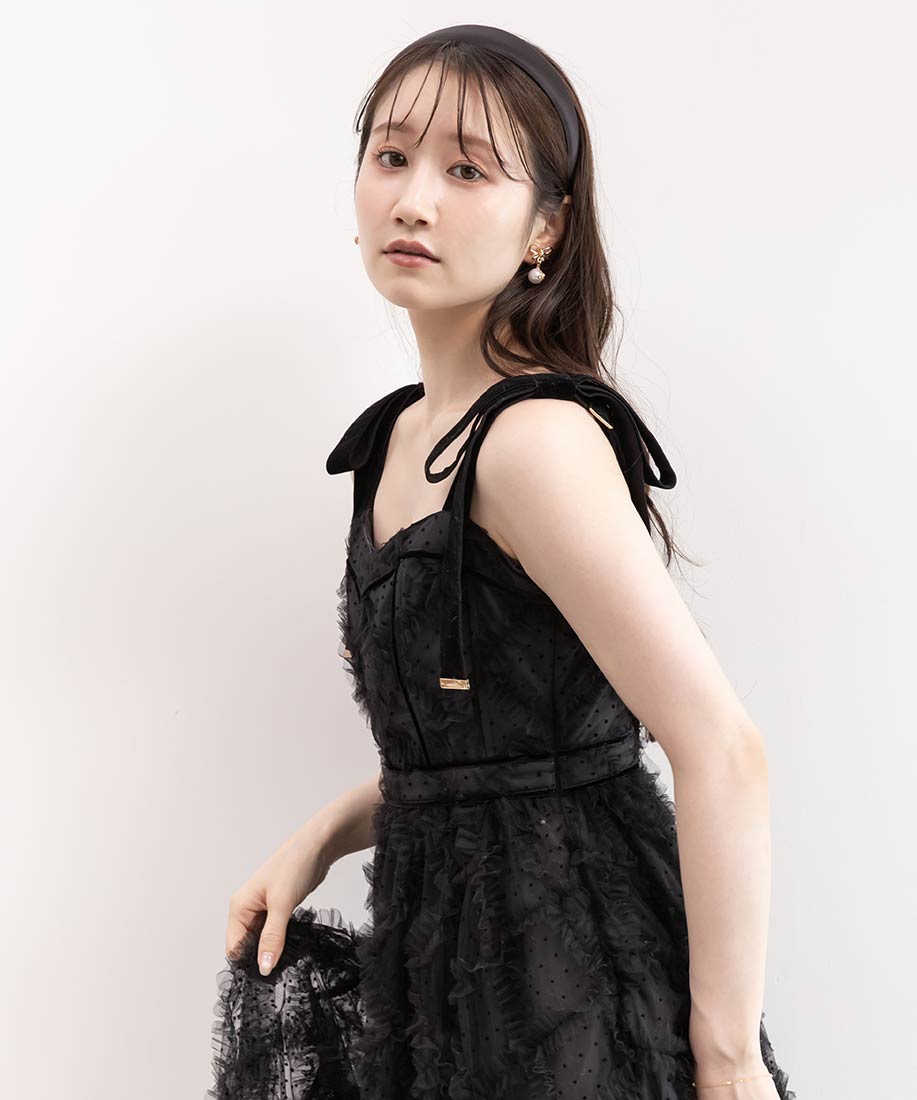 ドットチュールデザインワンピースRANDA公式サイト