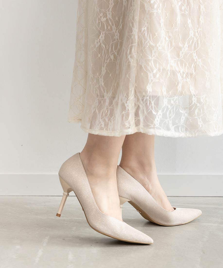 ビジューヒール グリッターパンプスRANDA公式サイト