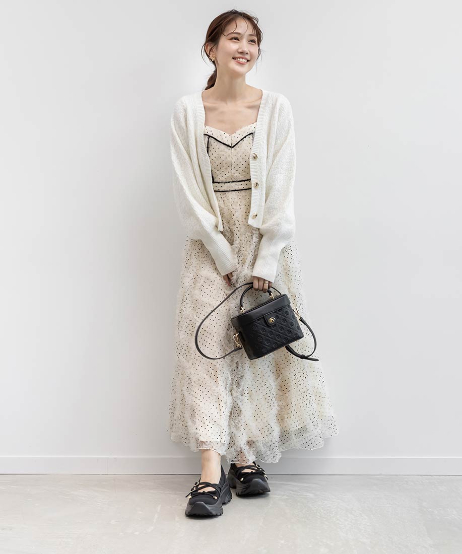 ドットチュールデザインワンピースRANDA公式サイト