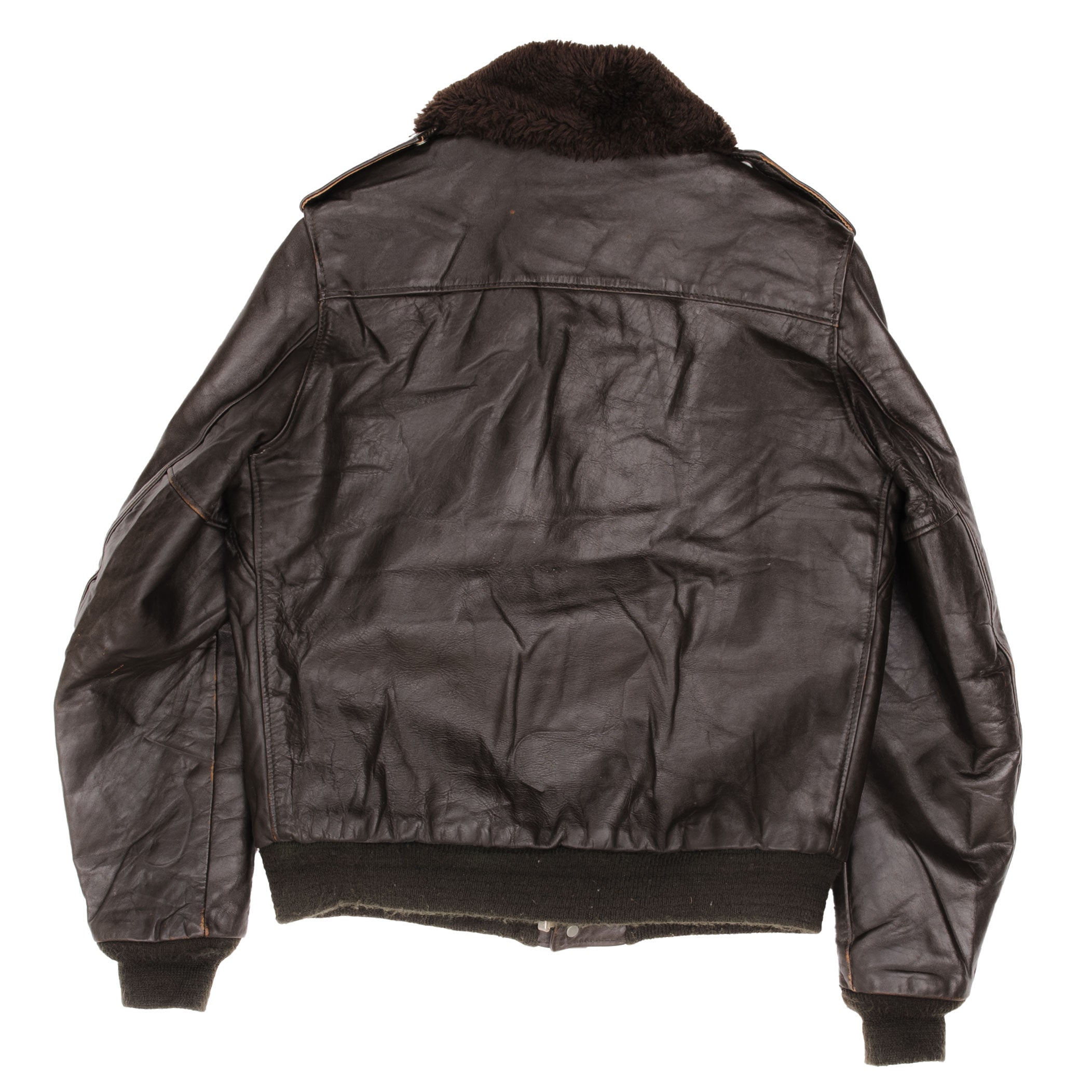 VINTAGE USAF US AIR FORCE SCHOTT BROS 1970S 674 MS FLIGHT LEATHER