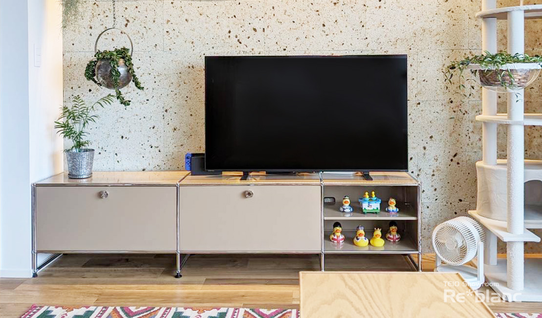 事例掲載】質感がアクセントになったUSMハラーのTVボード - 新着情報