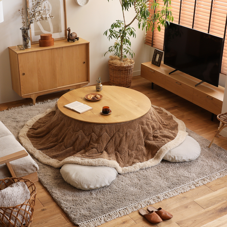 こたつテーブル FAM／NA 円形 直径110cmタイプ ｜家具・インテリア通販