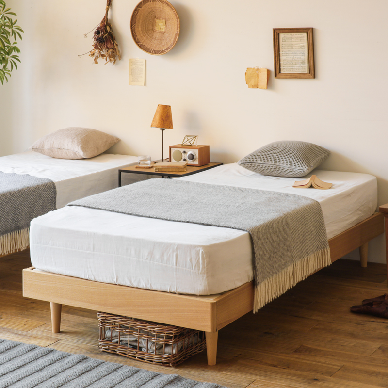 木製ベッド NOANA／NA ヘッドレスタイプ ｜家具・インテリア通販 Re