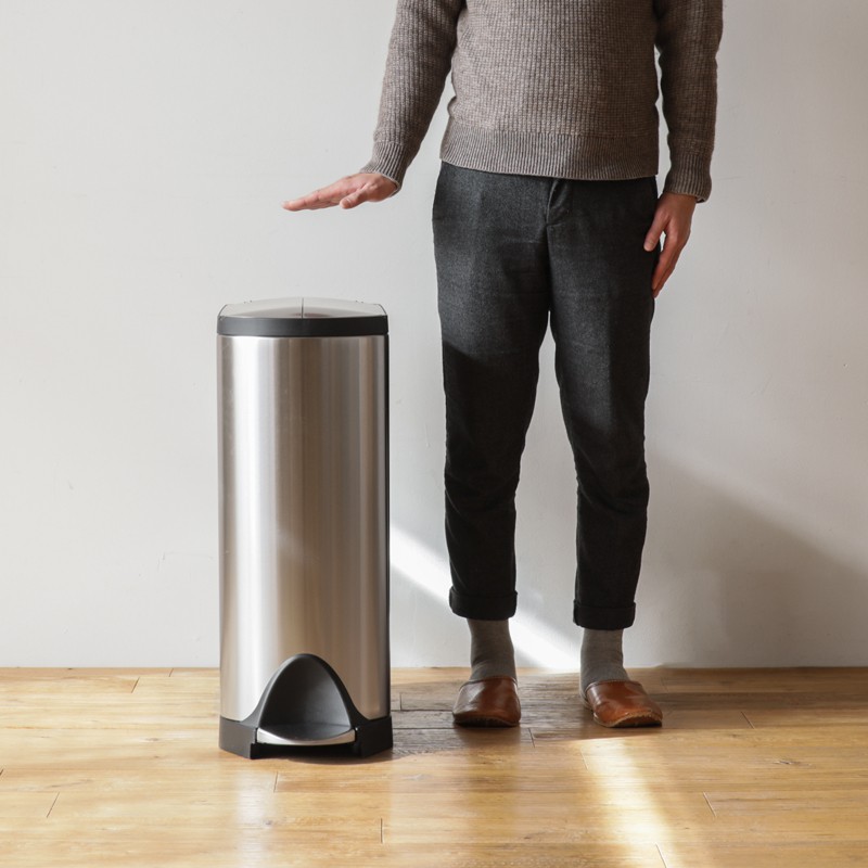ステップダストボックス simplehuman バタフライ 30Lタイプ ｜家具