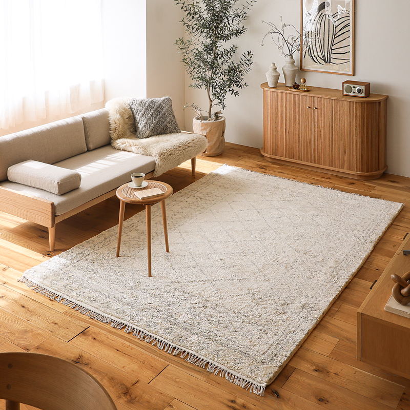 ヴィンテージ 関羽雲長 スーベニアラグ ウールラグ ラグマット