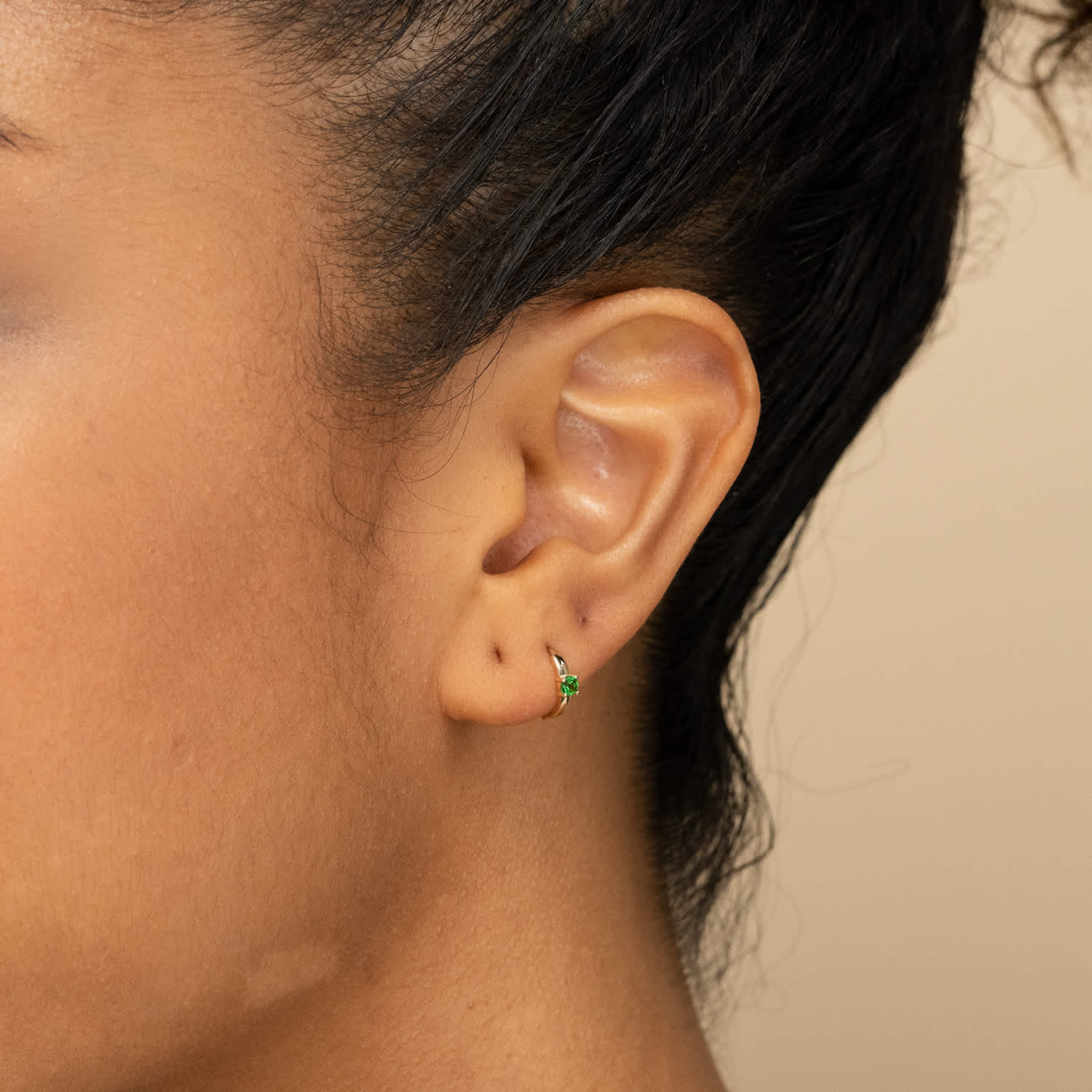 Mejuri + Single Colored Mini Hoop