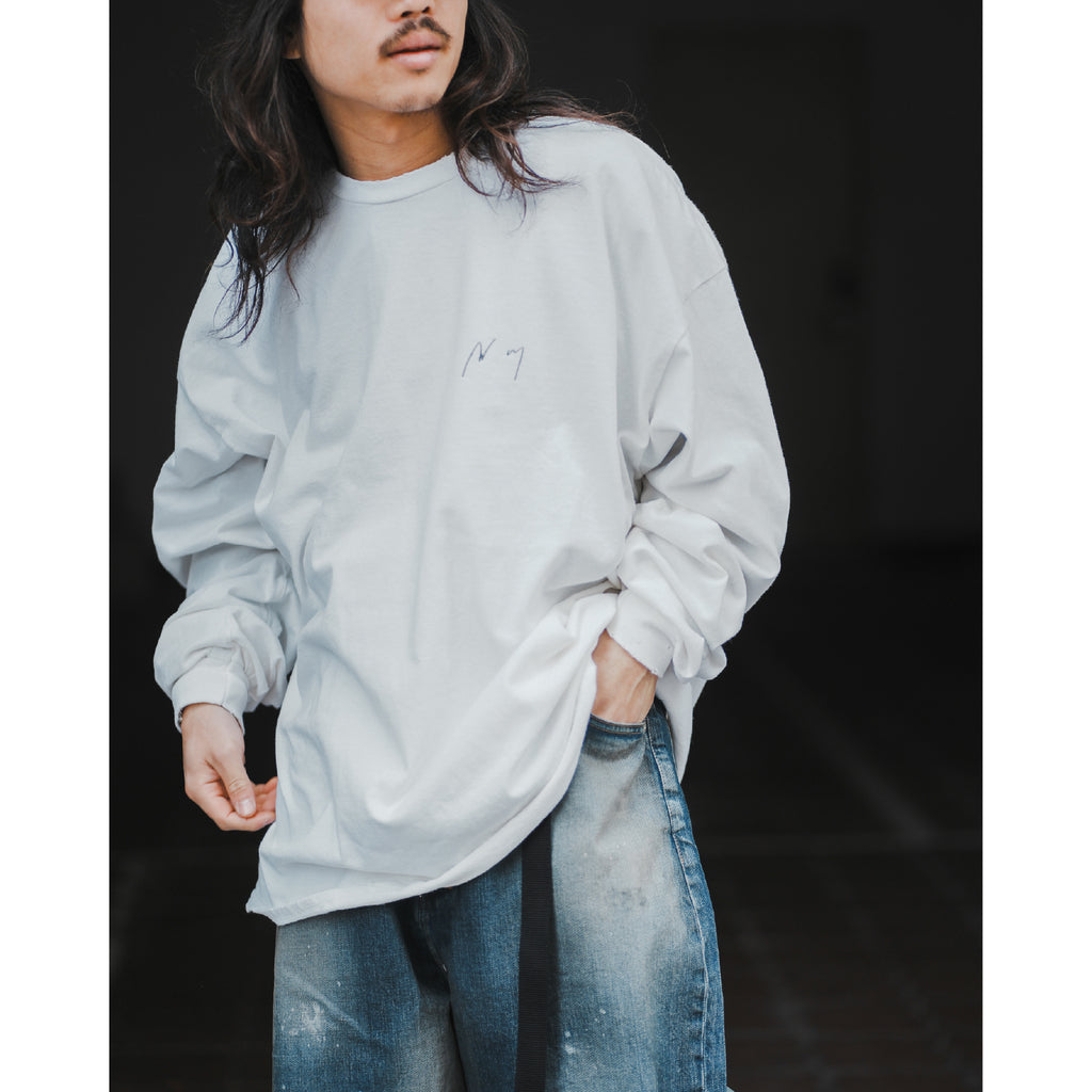 EMBROIDERY DYED LS T-SHIRT | ref. / Web Store