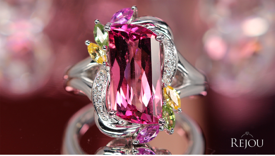 第395回抽選販売＞ピンクトルマリン 4.8ct サファイア(ピンク