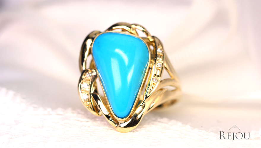 スリーピングビューティーターコイズ（トルコ石） ダイヤモンド