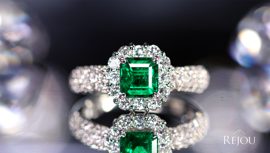 エメラルド 1.0ct ダイヤモンド 1.0ct プラチナリング(指輪)【品質