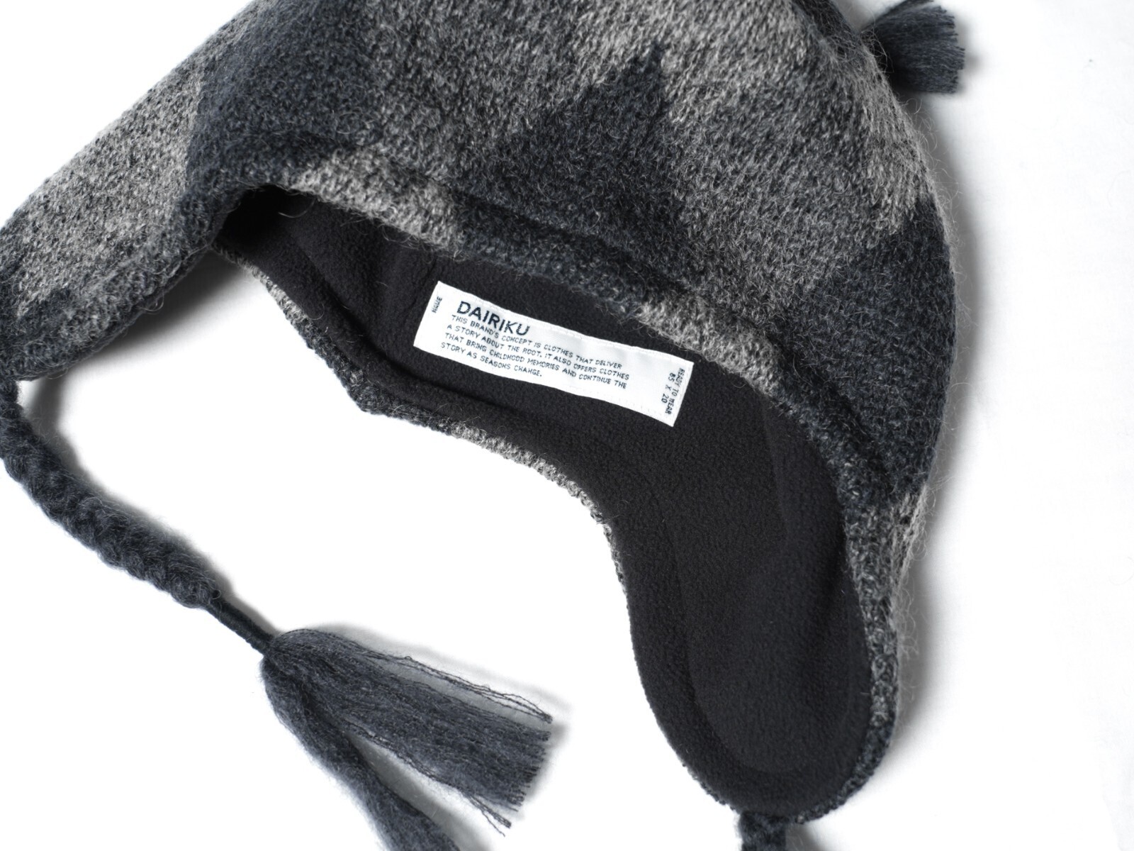 アーガイルパイロットニットキャップ - ダイリク メンズ｜公式通販