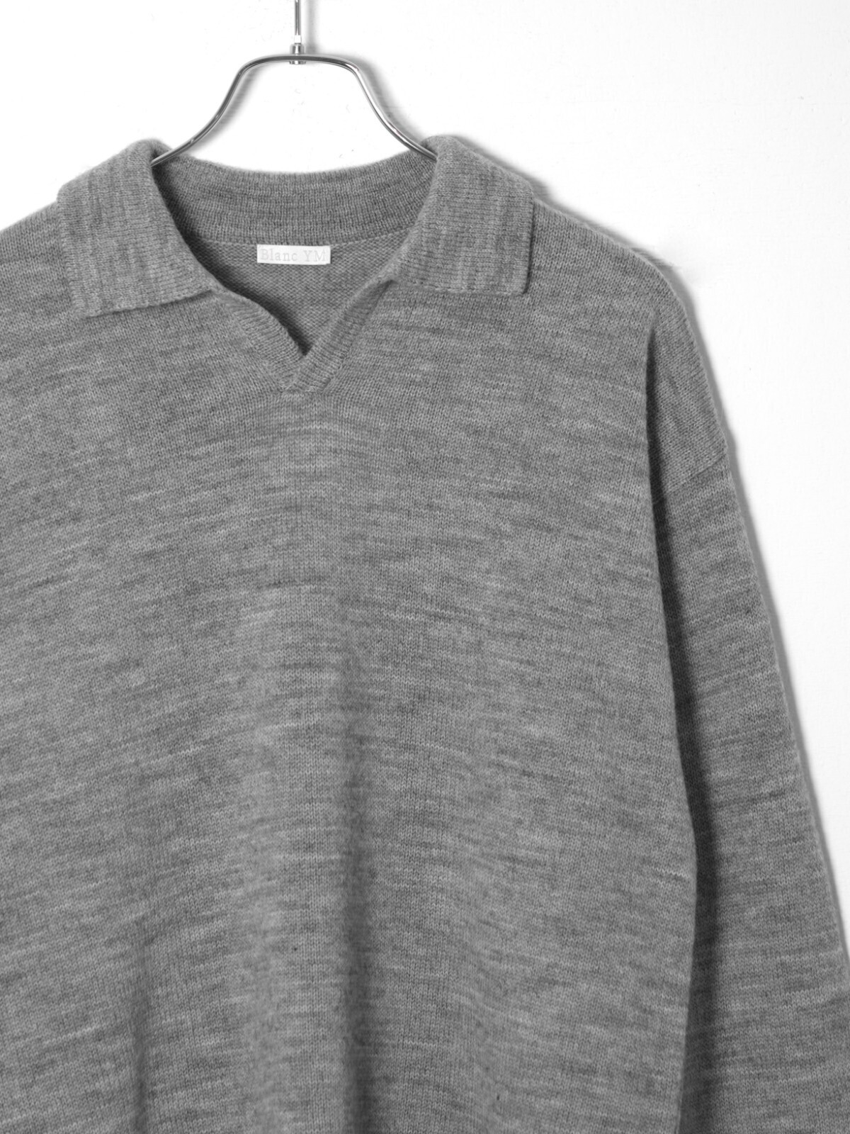 ウールニットスキッパーシャツ - ブラン ワイエム レディース & メンズ