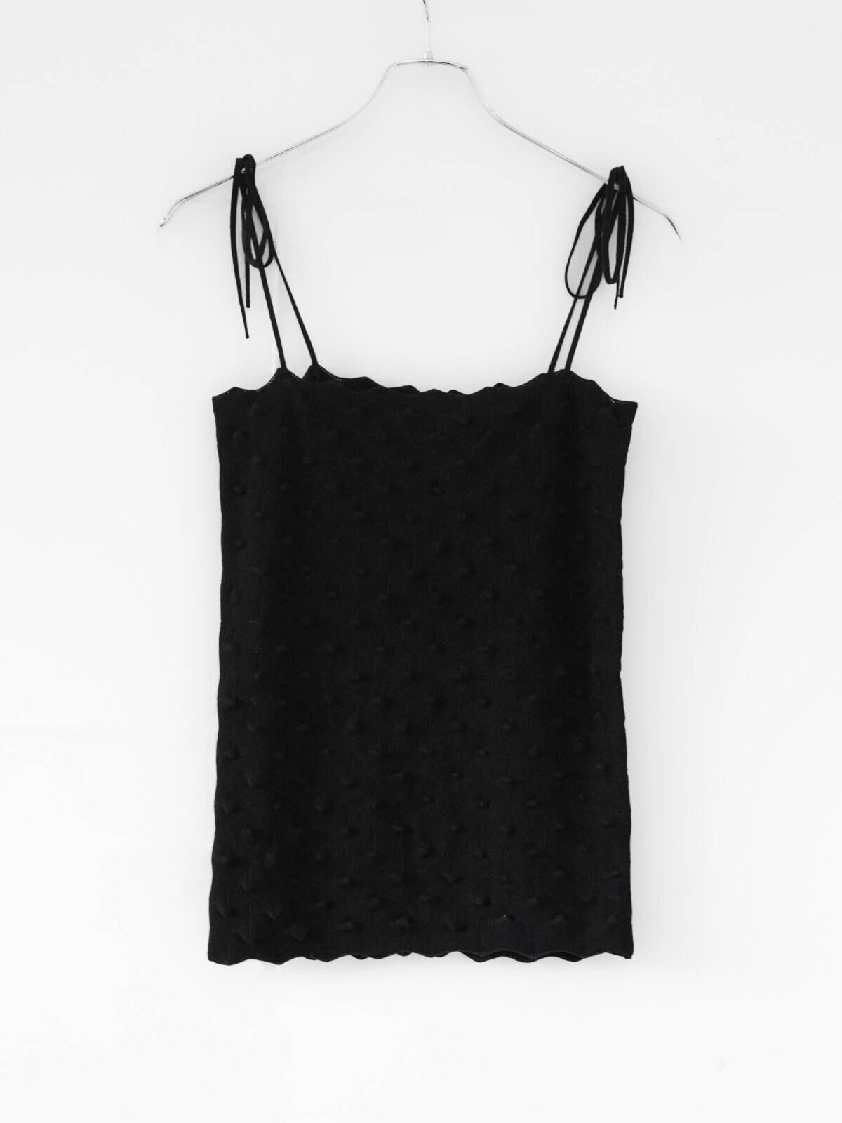 新品 シアントウキョウさんのキャミソール ブラック ドリアン