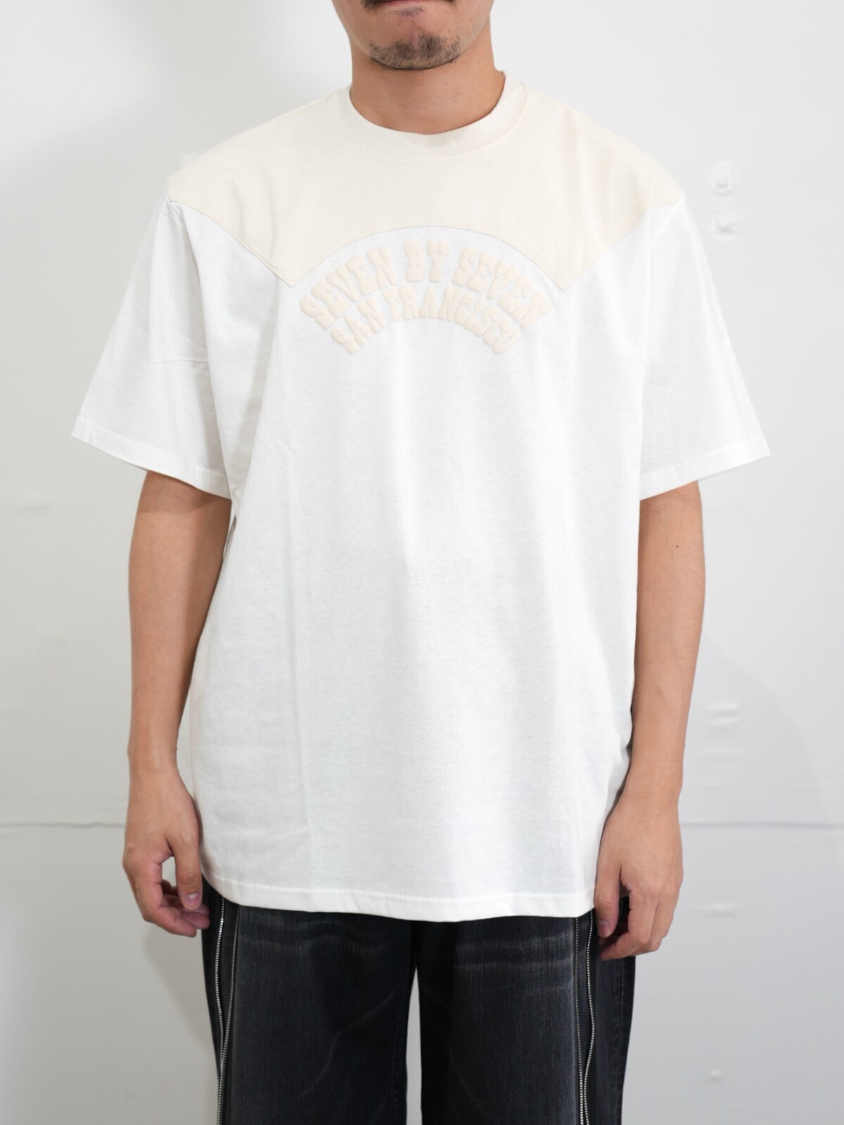 ウエスタンヨークプリントTシャツ - セブンバイセブン レディース