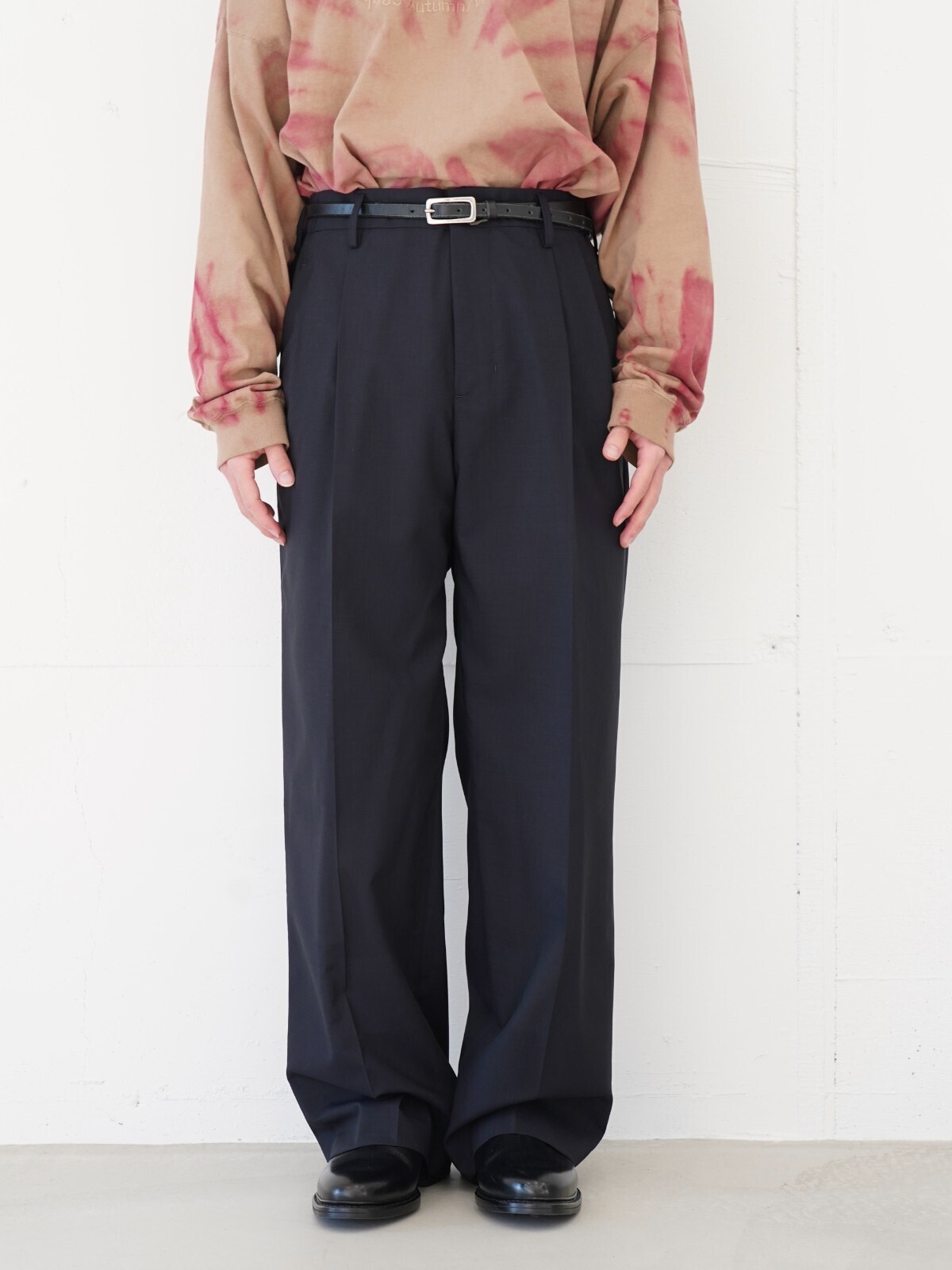 ツータックワイドトラウザーズ - イレニサ メンズ｜公式通販サイト