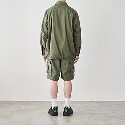 サイドポケット ストレッチオーバーシャツ - フレッシュサービス