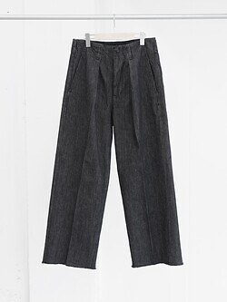 ストライプデニムタックバギー -ワンウォッシュ- - サバイ メンズ