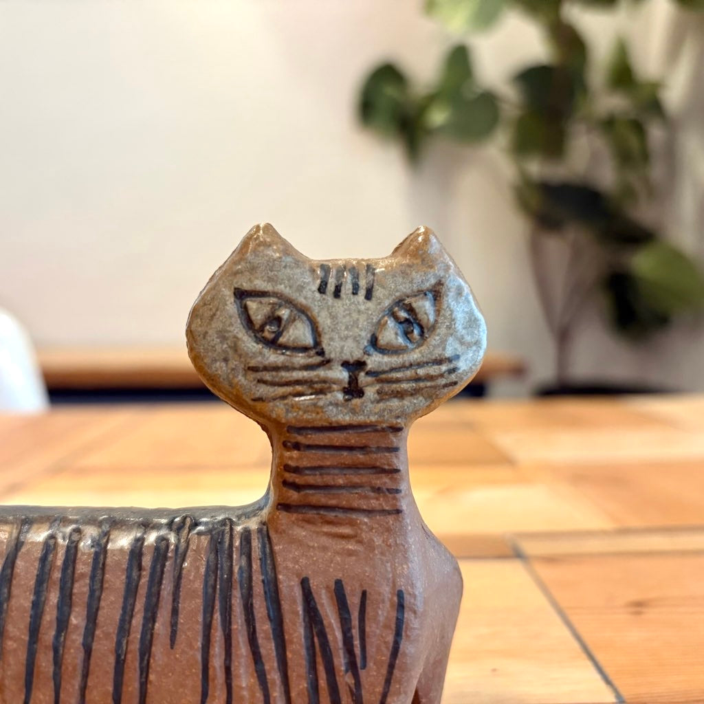 リサラーソン 猫 グスタフスベリ 花瓶 フラワーベース 工芸品 scope