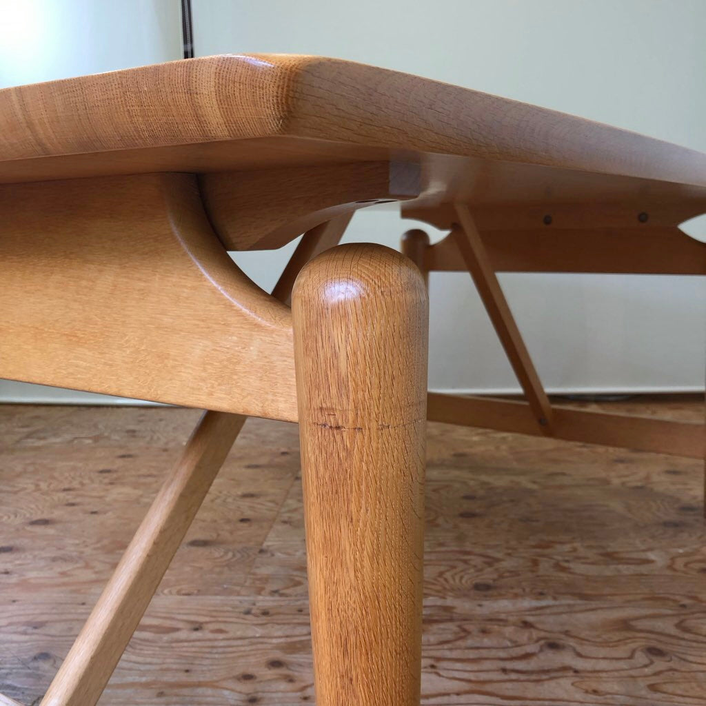 柏木工 ダイニングテーブル 無垢ナラ材 中古 飛騨高山 北欧スタイル