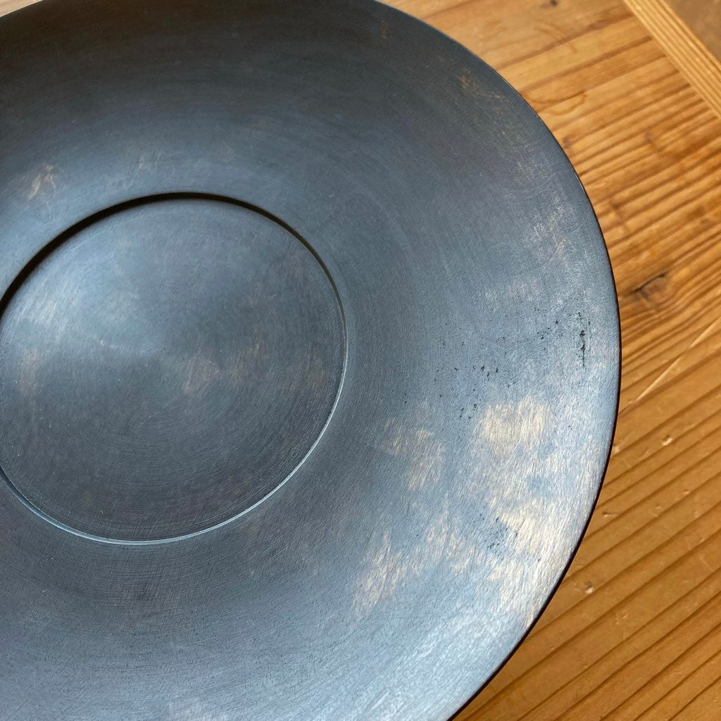 IFUJI 井藤昌志 デルフト皿 三度黒 L 未使用 ガラス塗料 黒 プレート