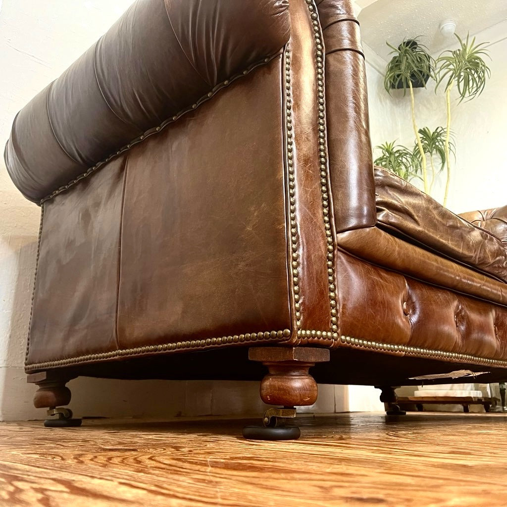 ハロ / HALO ケンジントン / KENSINGTON 2人掛けソファ バイカー タン